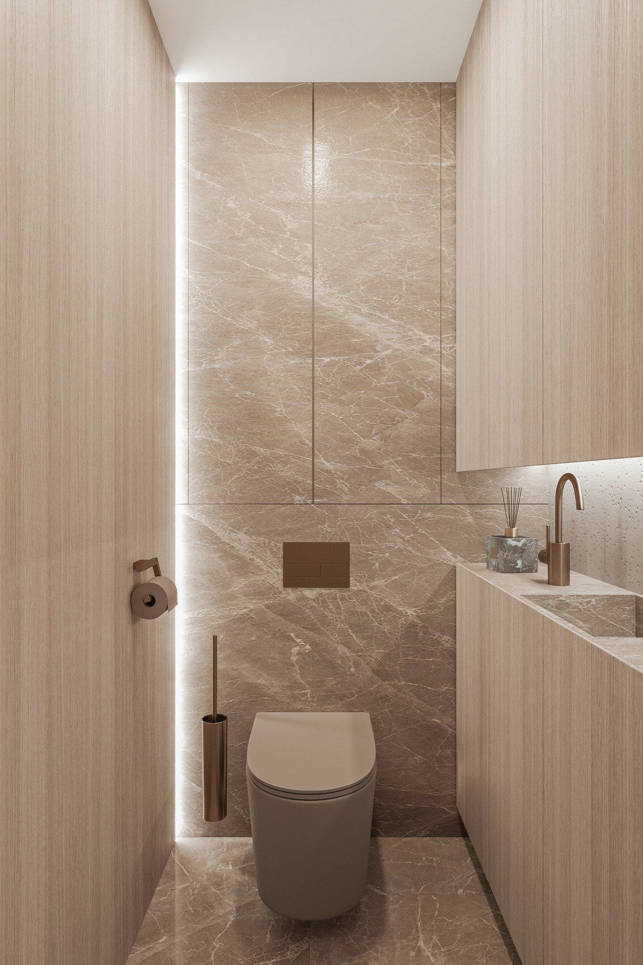 圆润流畅的线条构建出舒适的住宅空间-18