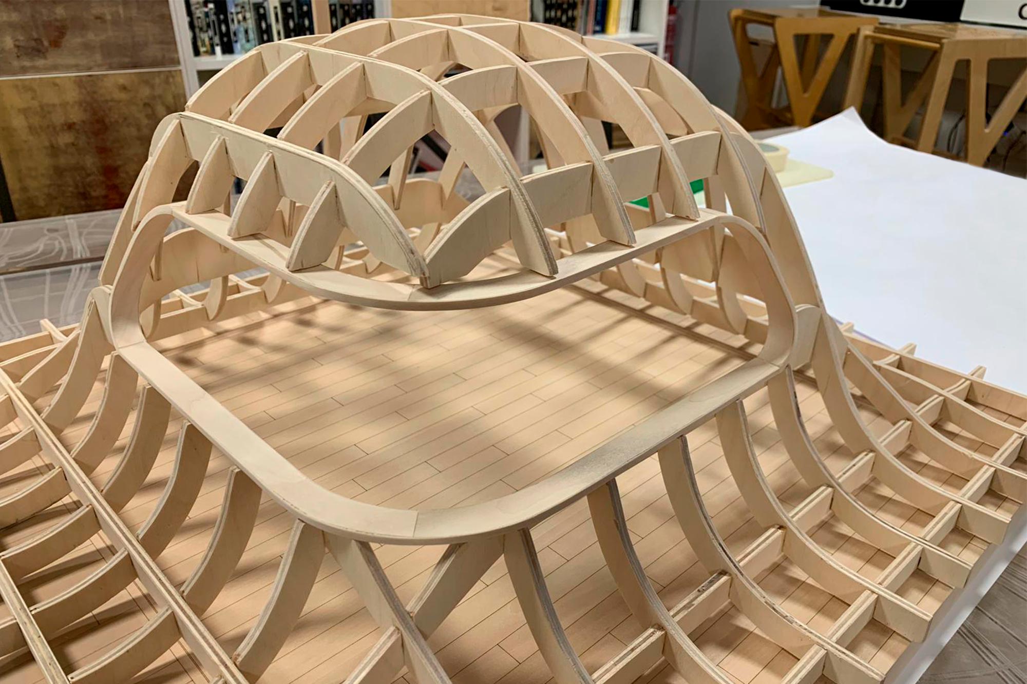 Foster+Partners建筑构造模型制作丨西班牙马德里丨EXarchitects-24