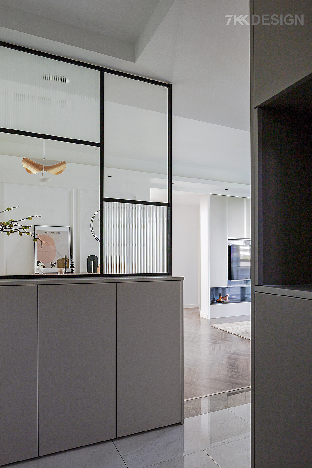 7kkdesign | 90㎡北欧风，轻奢优雅，甜美温馨，唤醒你的少女心-32