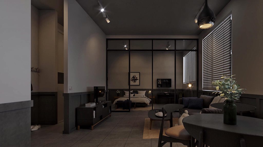 4207 Interior Apartment Scene Sketchup Model-11