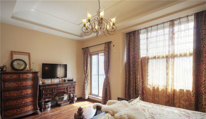 松江丽水馨庭别墅美式风格装修完工案例展示-11