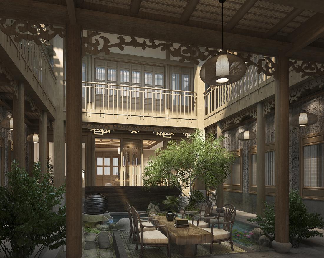 西江苗寨西街销售中心设计-7