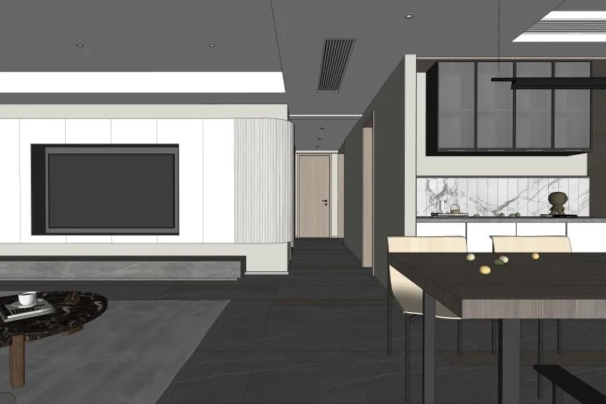 北辰三角洲婚房设计丨中国北辰丨方平米设计-33