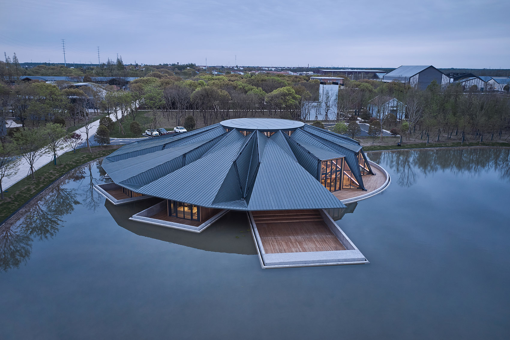 光明花博邨东风会客厅&水上会议中心丨中国上海丨同济原作设计工作室-5