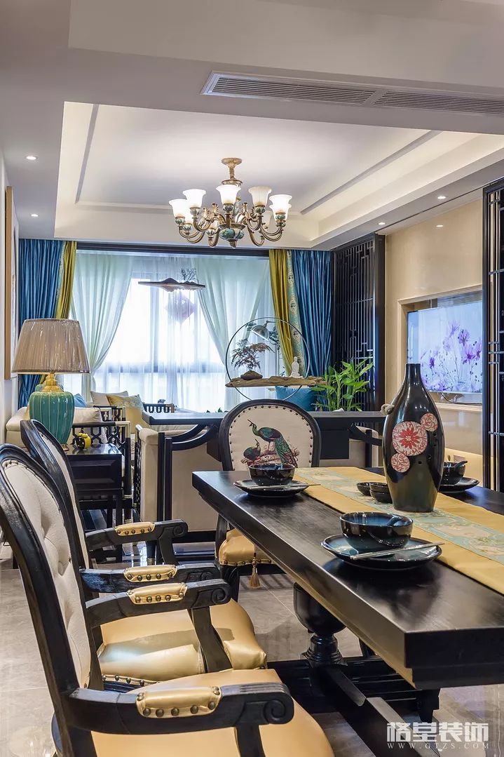 月亮湾沁园新中式家居,传统与现代的完美融合-33