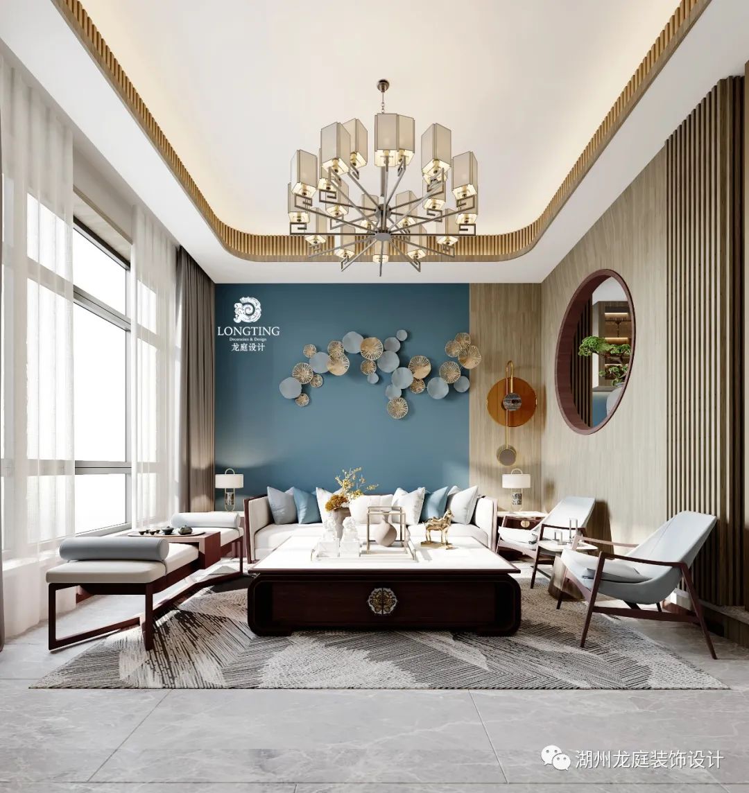 龙庭设计 | 太湖天地新中式排屋 | 松花酿酒，春水煎茶-64