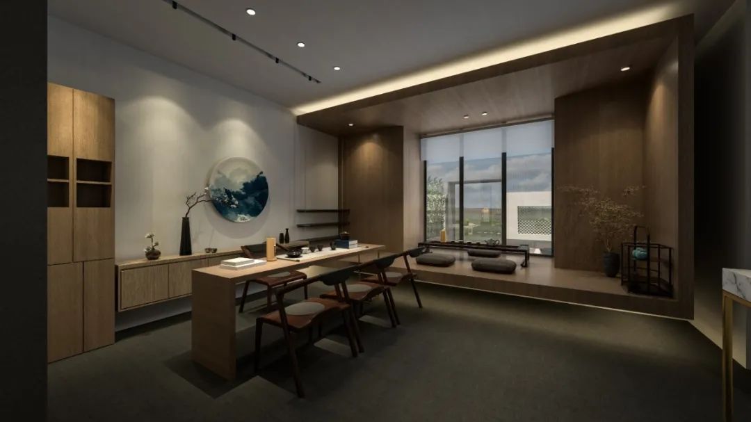 昆明北市区千谷茶叶,现代古典简约风营造的静谧茶空间-78