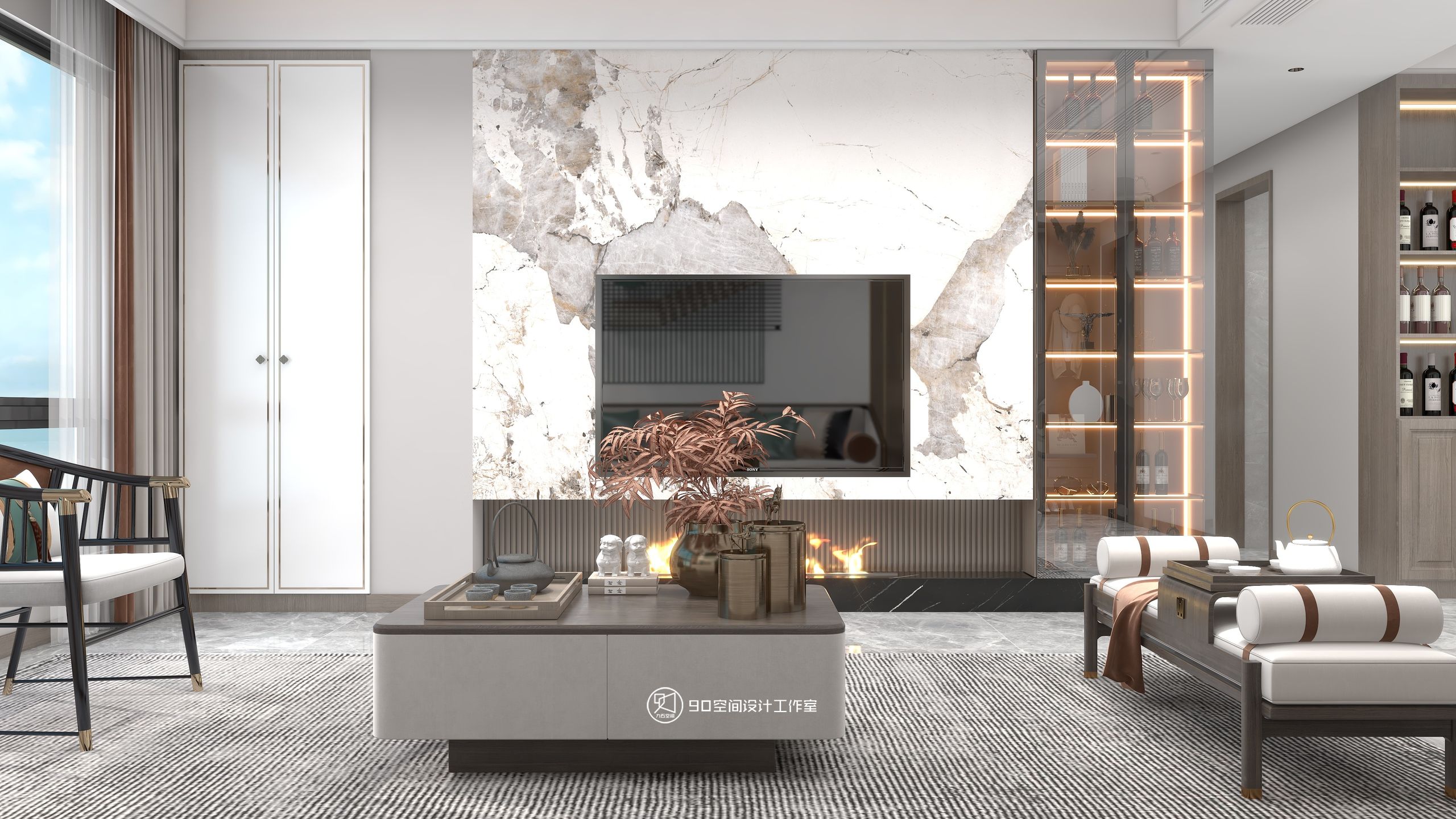 多情种新中式风格126 平方 4 室 2 厅 2 卫-9