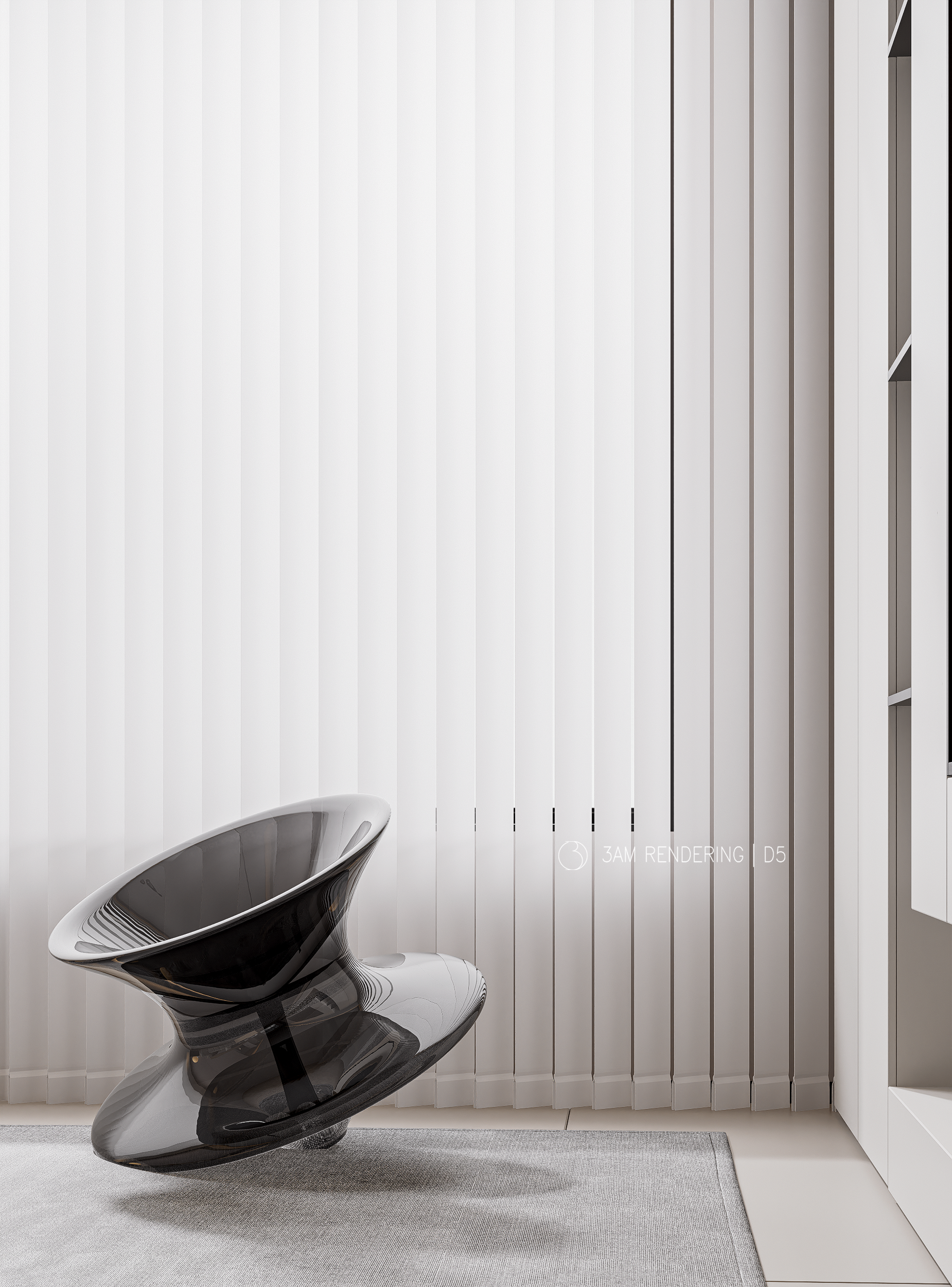 Morden Livingroom D5 Rendering-9