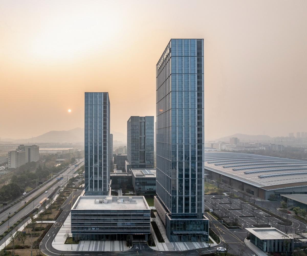 西奥电梯产业园三期丨中国杭州丨goa大象设计,亚景景观设计,苏州金螳螂建筑装饰-23