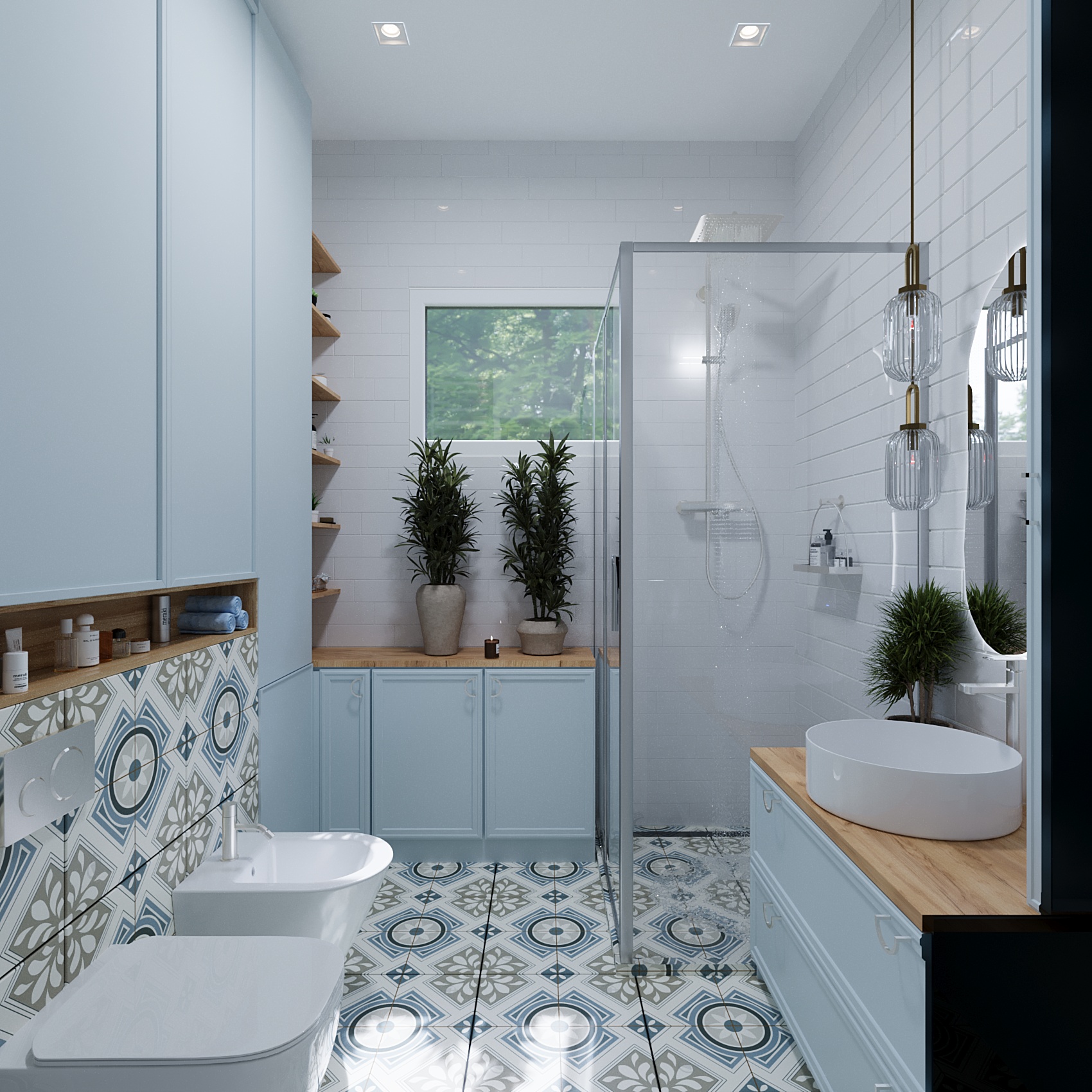 Boho-Scandinavian Two-Story Family House-12