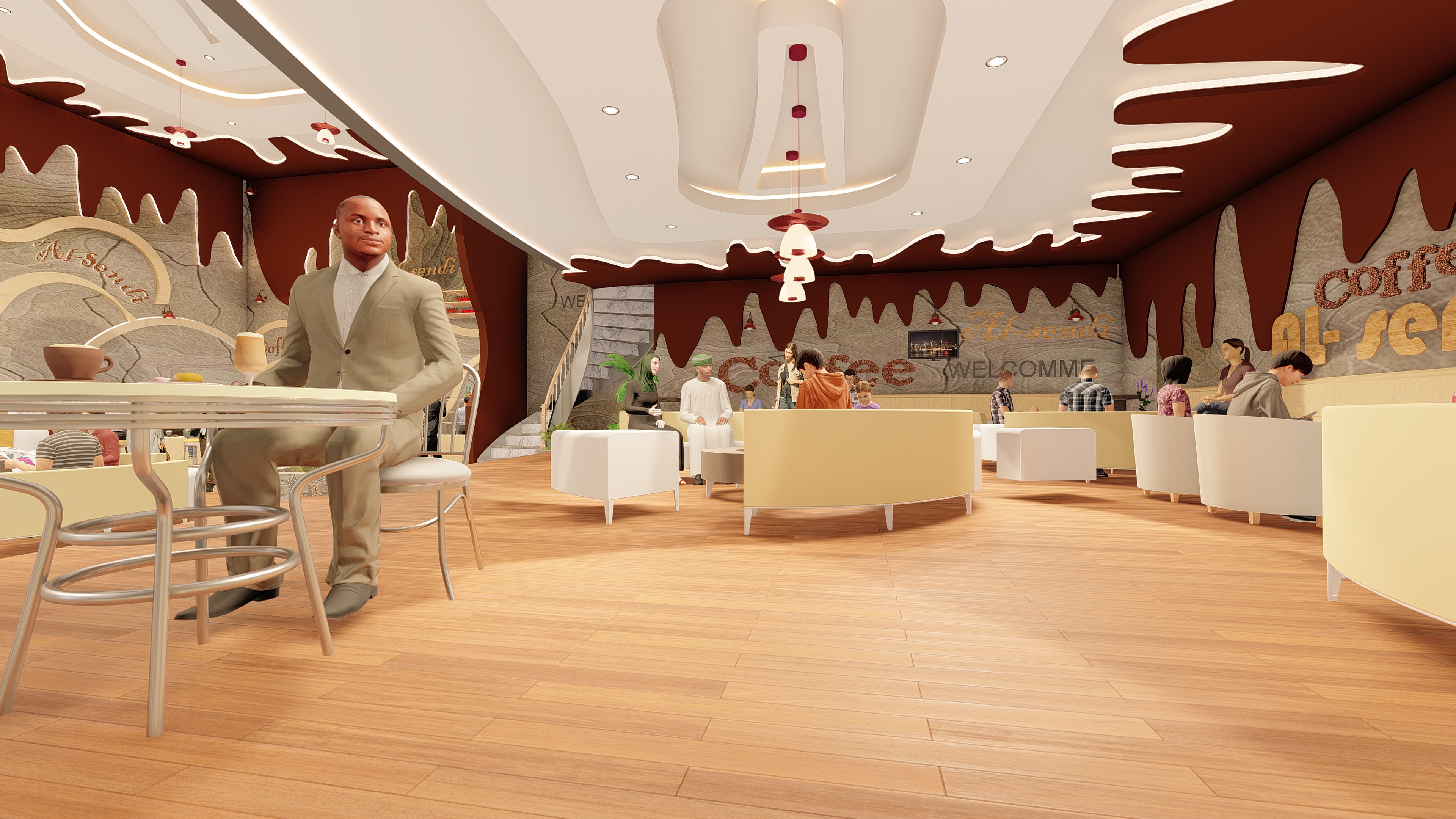 تصميم Coffee shop-10