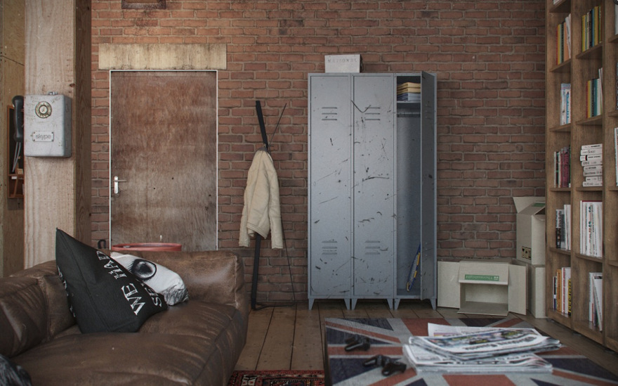 Стиль лофт: квартира с мужским характером | 13 фото-18