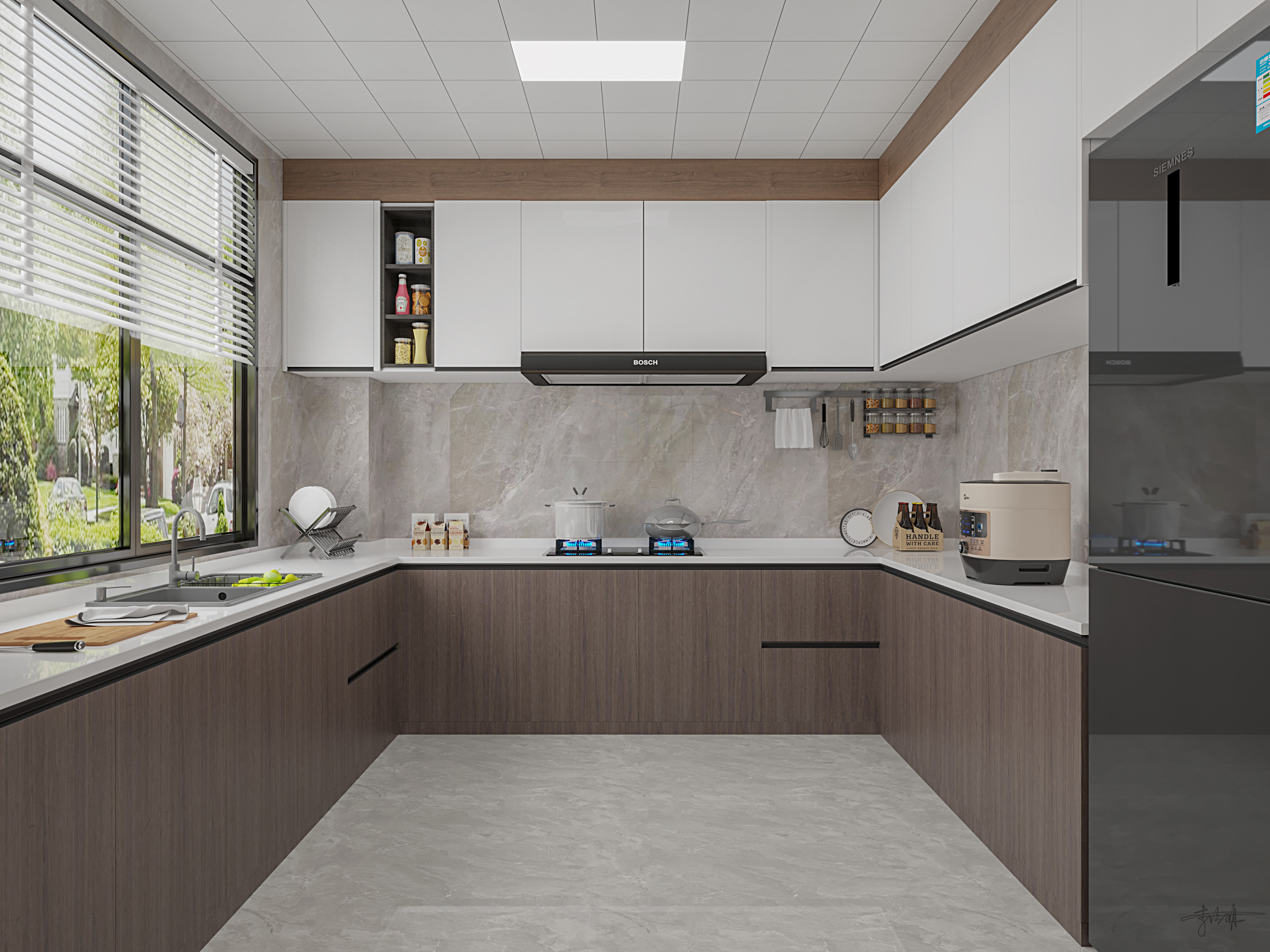 现代简约别墅设计丨星夜传图设计表现-6