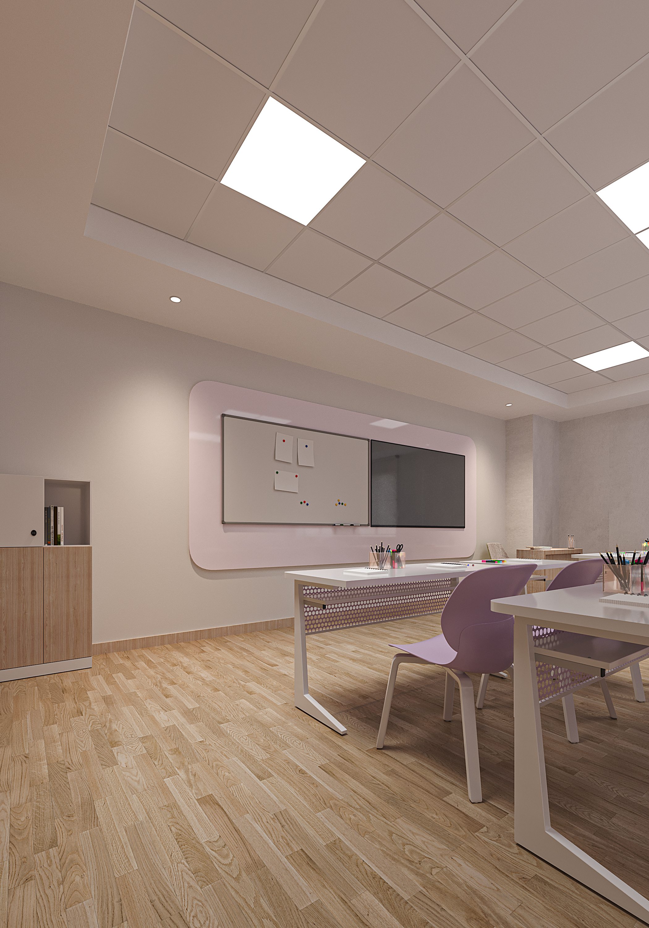 现代小学 学校室内设计丨沙特阿拉伯-59