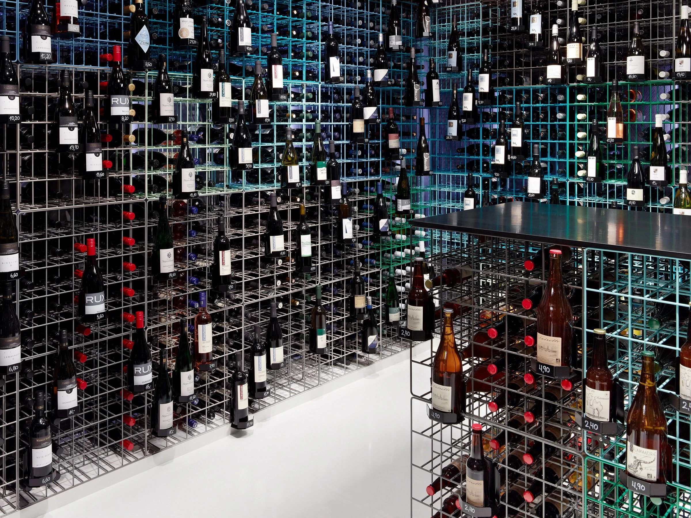 德国现代葡萄酒商店,"网格"创新展示方式-13
