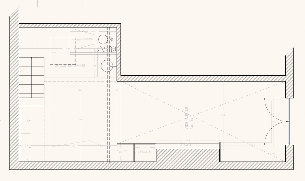 25平方米小阁楼公寓室内设计丨Frères Voirin事务所-49
