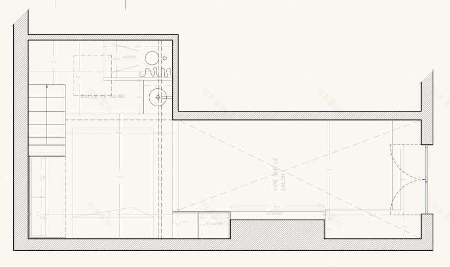 25平方米小阁楼公寓室内设计丨Frères Voirin事务所-49