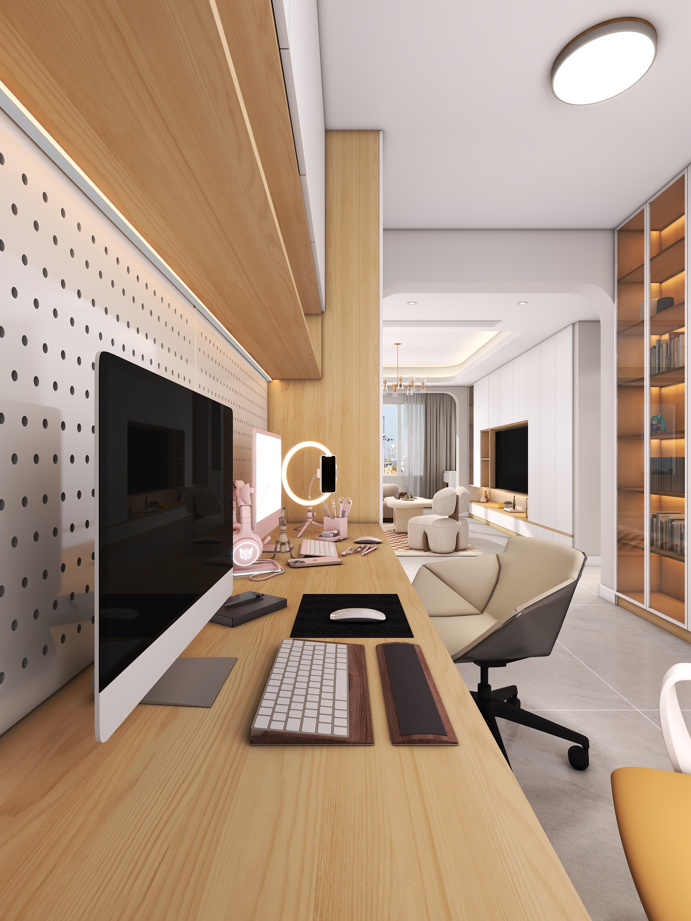 四川成都听湖九园（142平现代简约四居室）-46