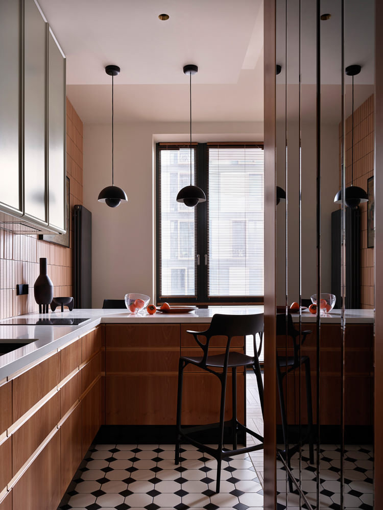 莫斯科家庭公寓设计（含独立卧室）丨俄罗斯莫斯科丨Анастасия Стенберг（阿纳斯塔西娅·斯滕贝格）-22