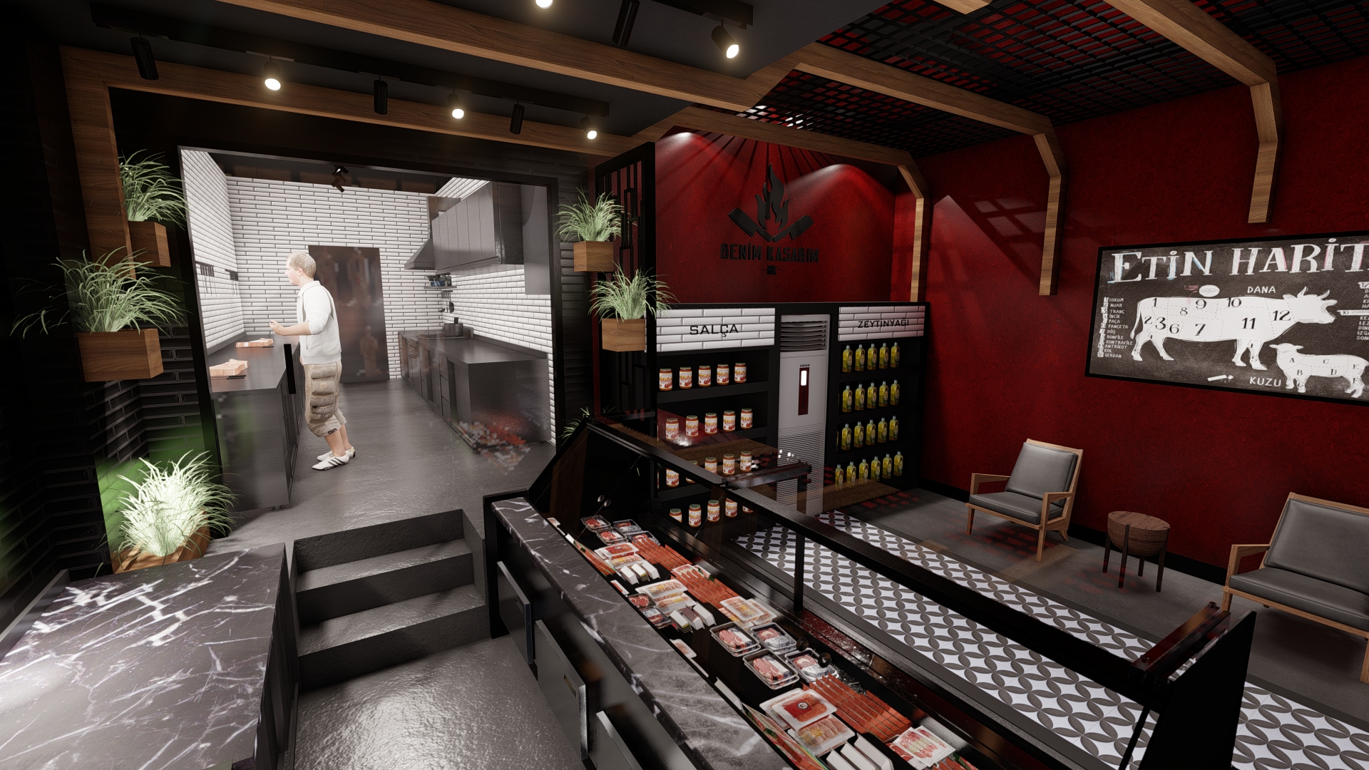Benim Kasabım Butcher Shop Design Project-8