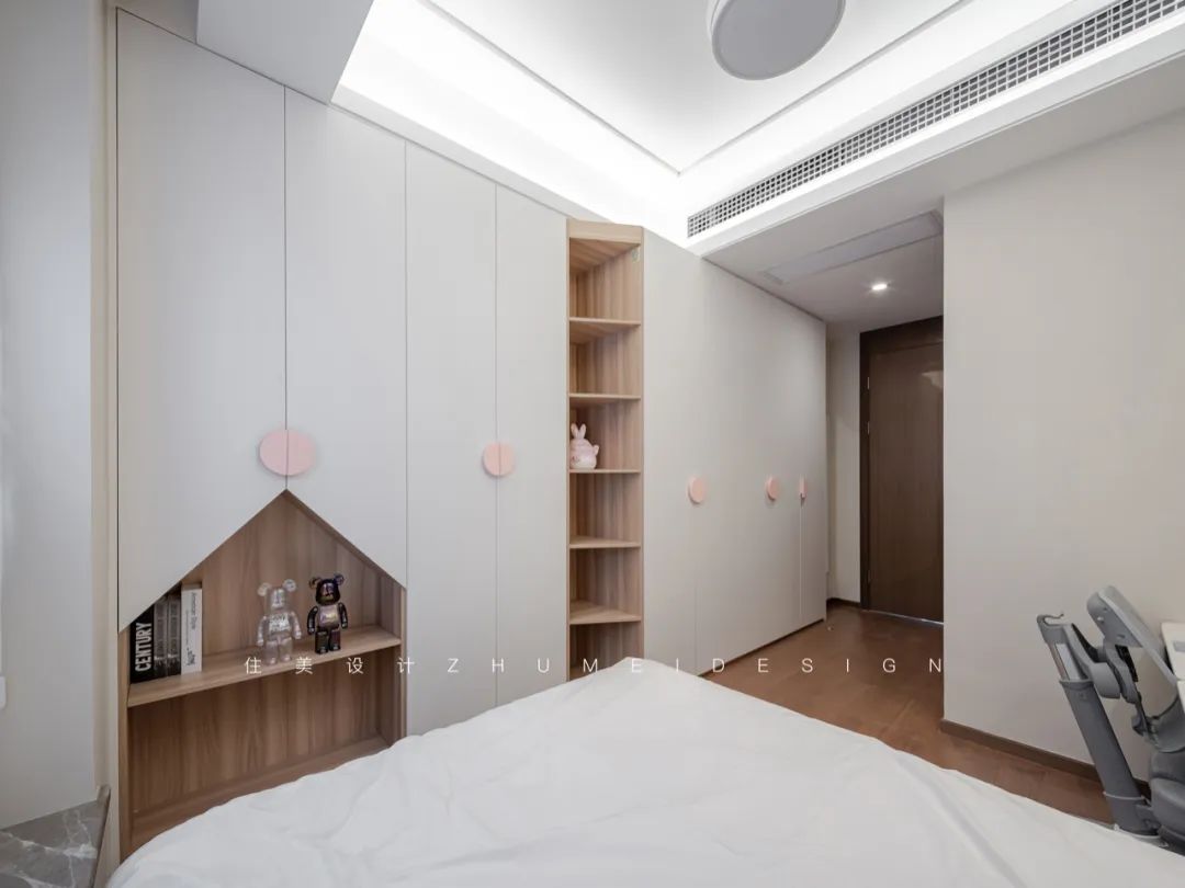 云端之外 · 现代奶油风格的温馨家庭空间设计丨中国长沙丨住美设计-52