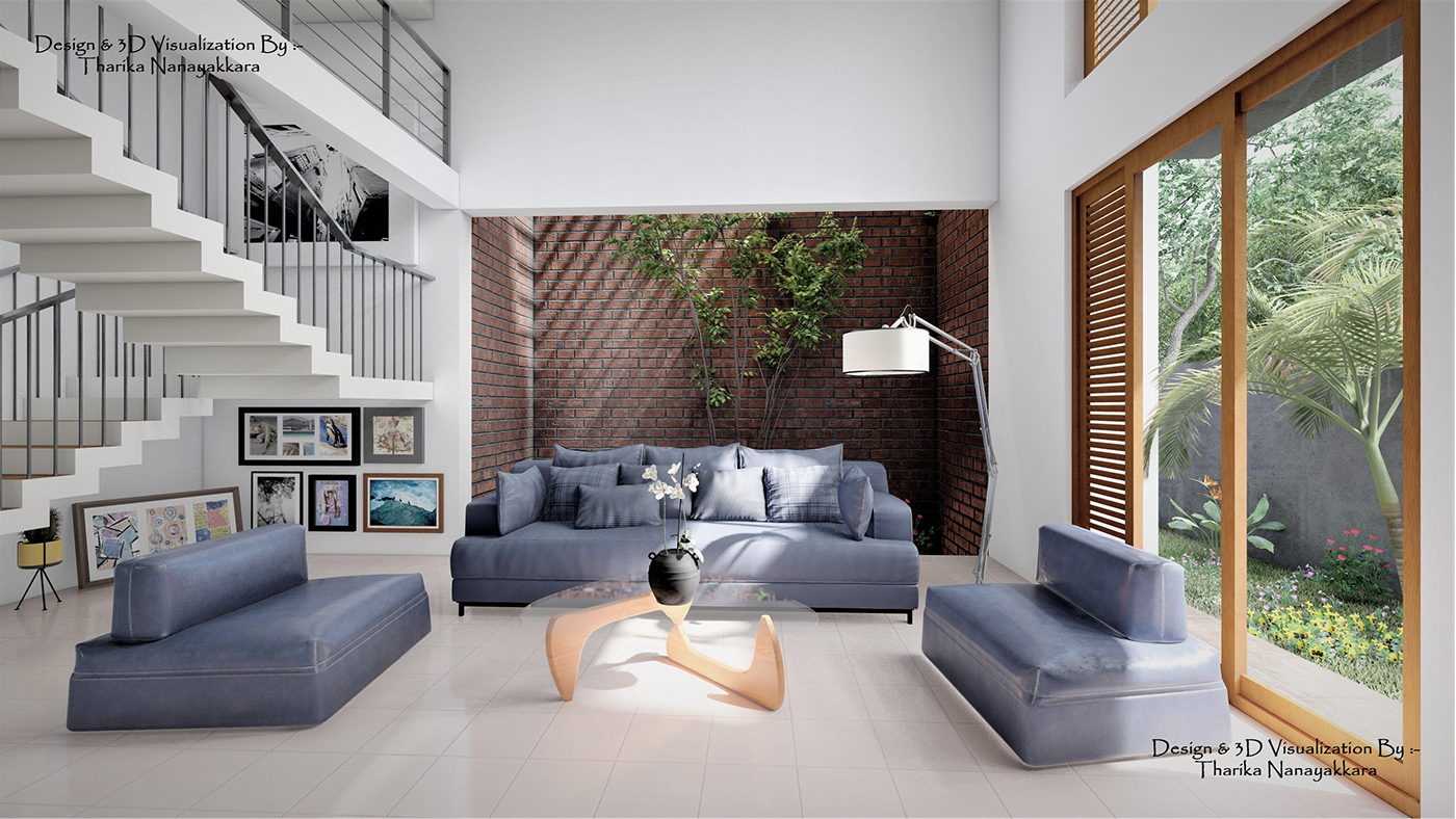 Anastasiya Gushchina丨别墅丨Proposed exterior and interior design @ Kadawatha-1