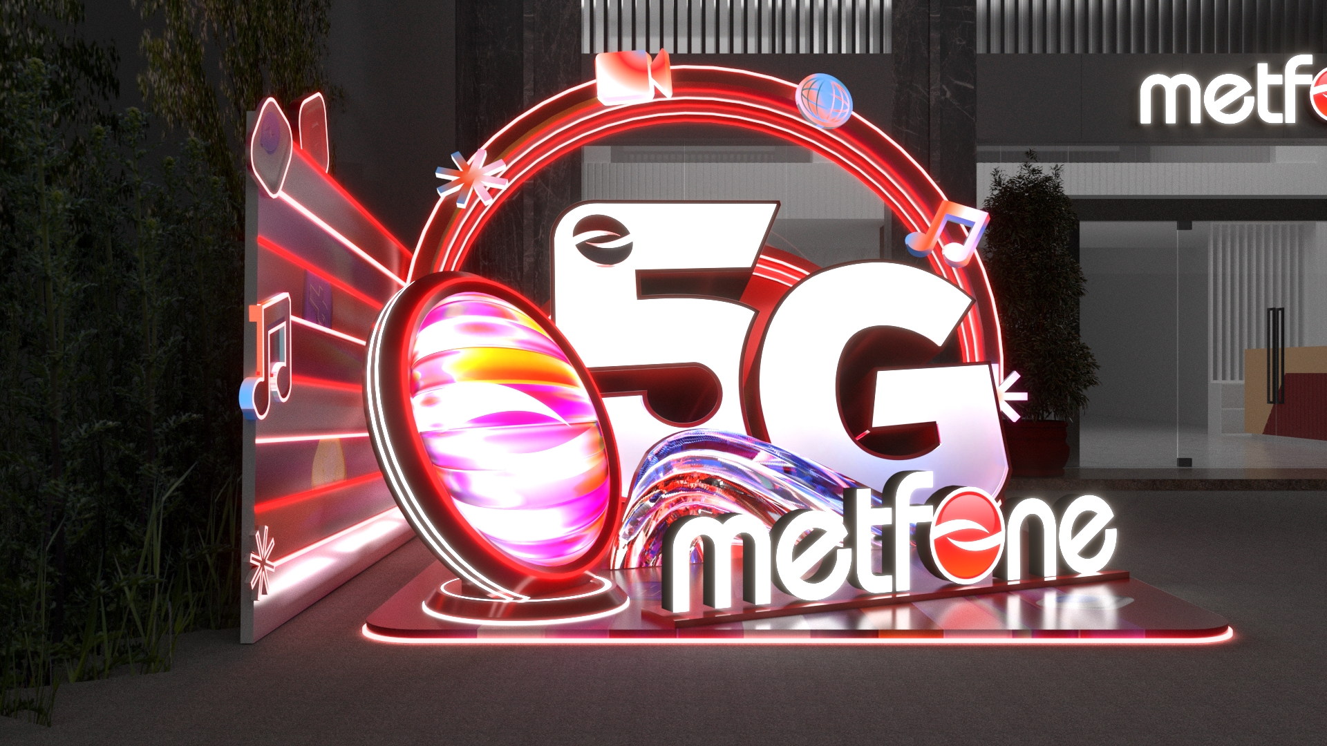 METFONE 5G DISPLAY (5G移动服务庆典展示)丨柬埔寨-5