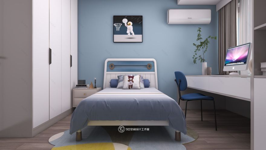 135㎡现代简约开放式餐厨设计-42