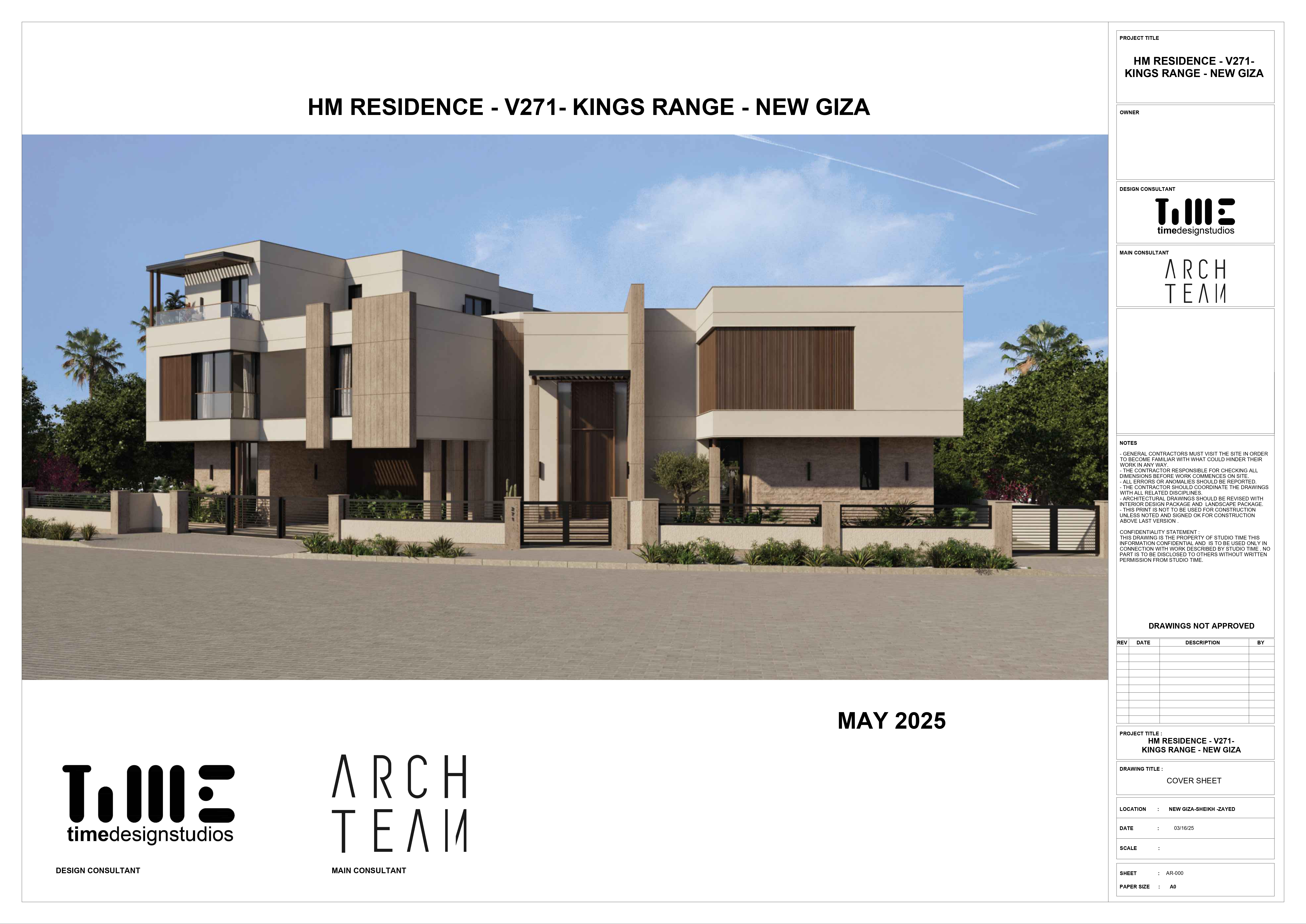 New Giza Modern Villa | LOD 350 Tender Package-16