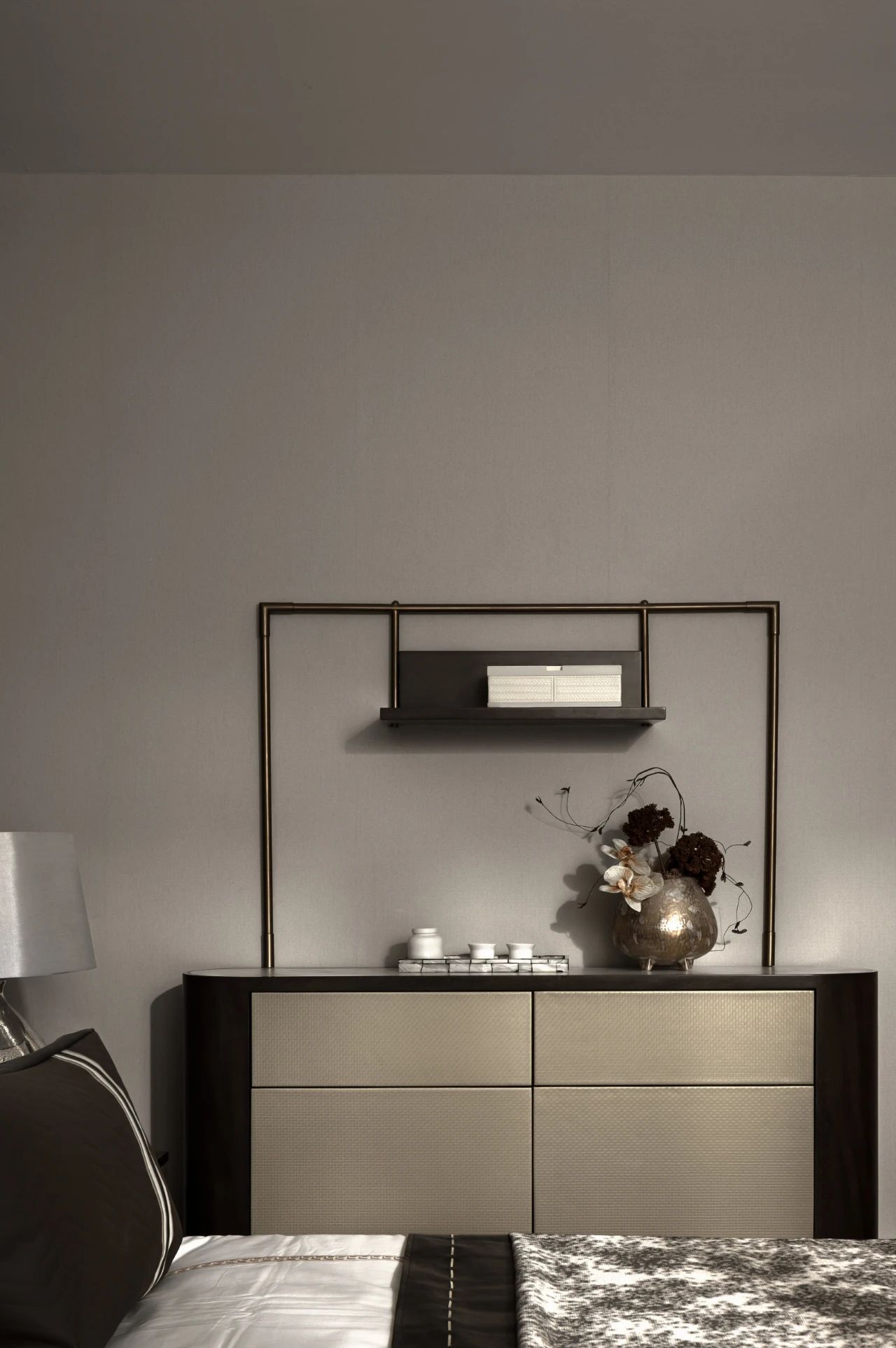 现代轻奢样板间丨璞辉设计-33