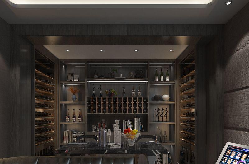 贵阳现代轻奢黑白灰别墅-27