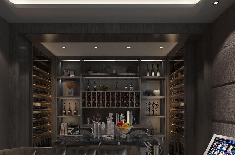 贵阳现代轻奢黑白灰别墅-27