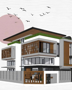 ĐỒ ÁN NHÀ Ở 1 - BIỆT THỰ SONG LẬP