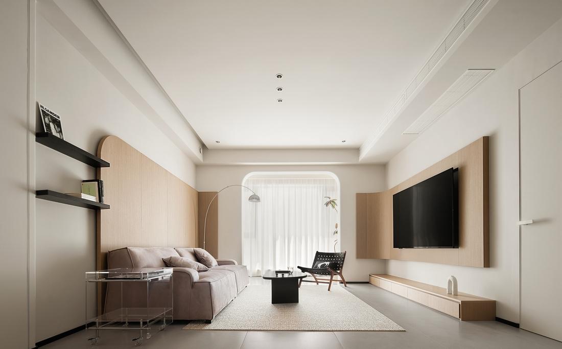 110 平三房原木自然风设计-11