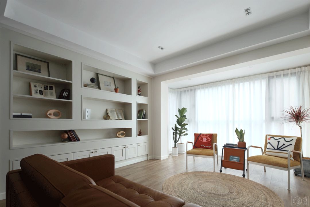 成都高新区 109㎡轻复古之家 | 生活因黄而跳跃，空间因设计而美好-42