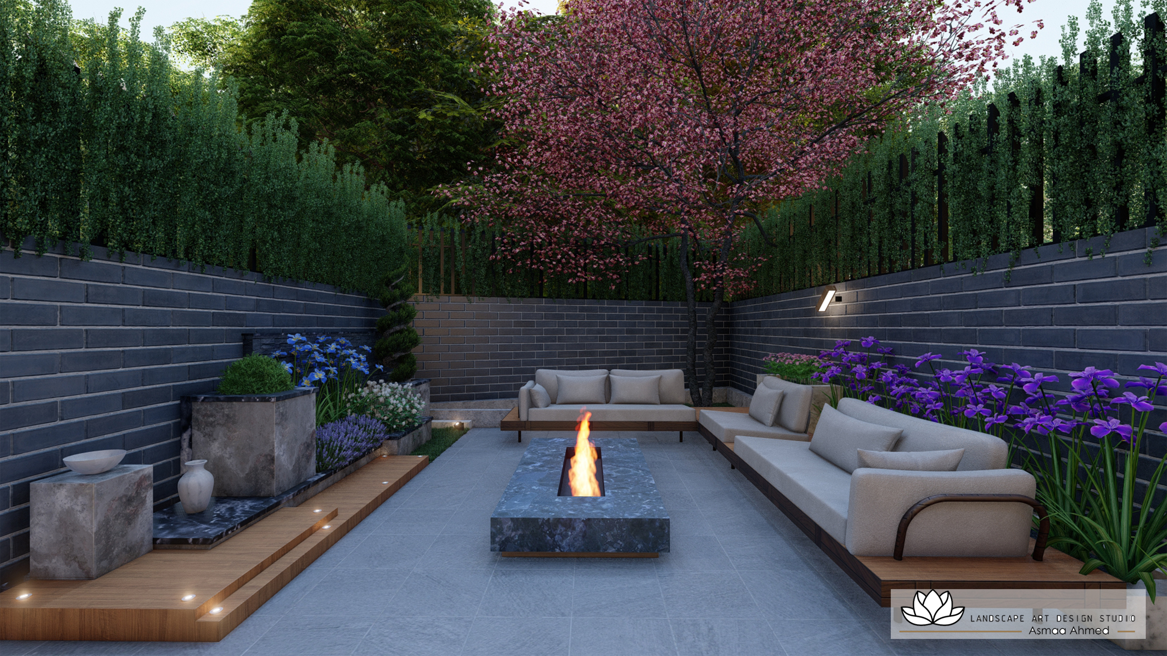 Landscape Design For Backyard & Front Yard In England-6