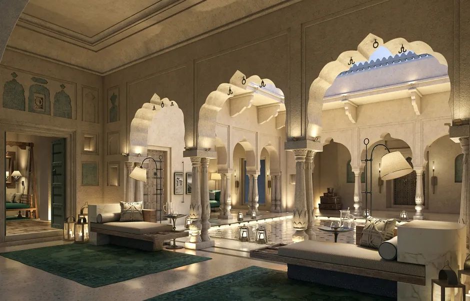 印度伯尔瓦拉堡六善酒店丨墨尔本室内建筑设计工作室Mitchell & Eades-34