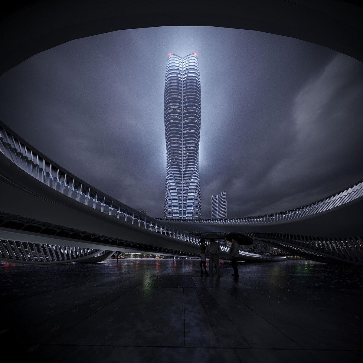 海湾超高层商业地标项目设计竞赛丨中国丨10 Design-44