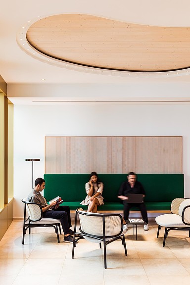 巴黎历史建筑的现代绿色演绎——Gensler 的 22 Bayard 项目-5