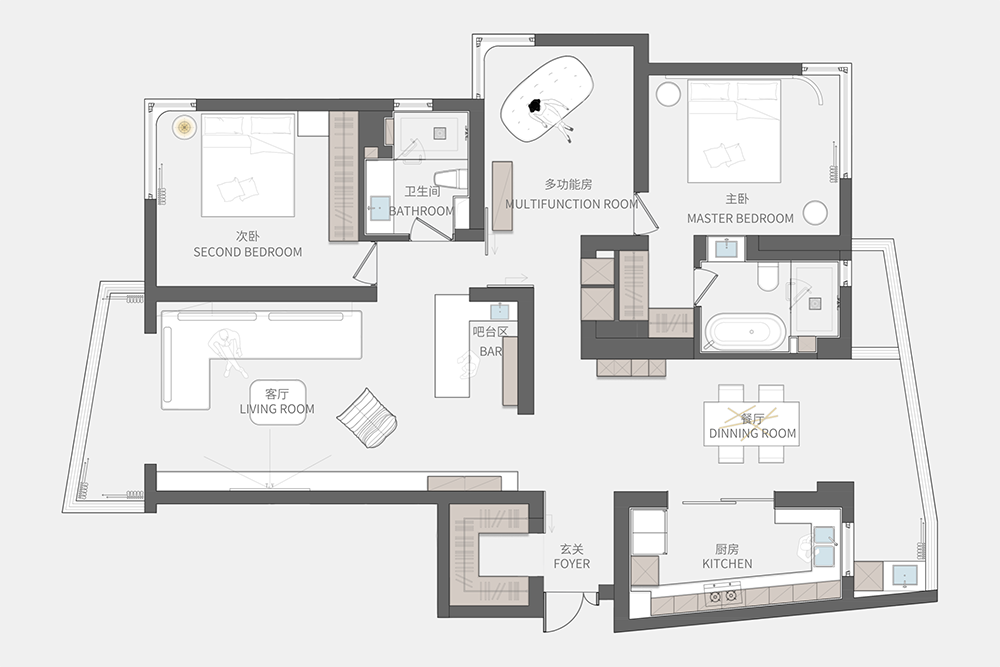 现代简约风 · 自在·舒适丨中国上海丨木梵空间设计-39