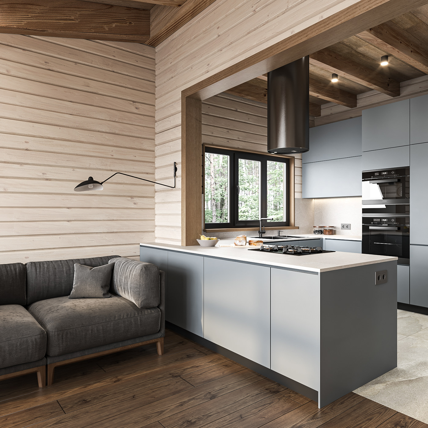 200平 木质简约别墅设计-7