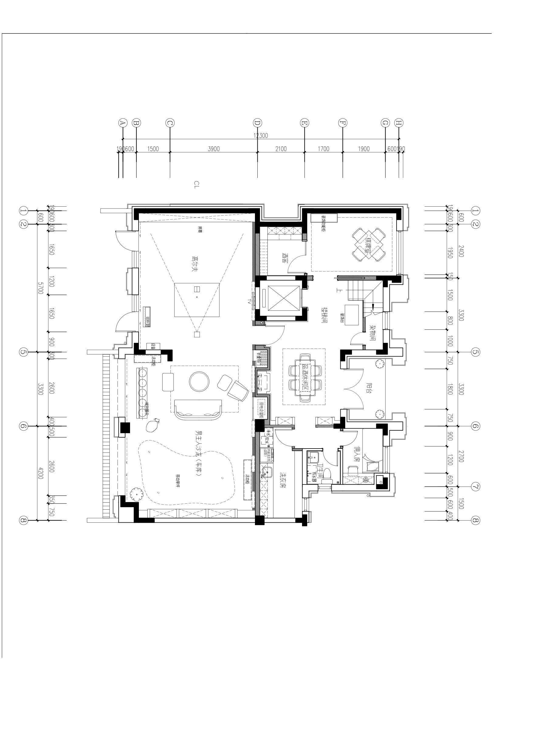 S A M 迅美设计  天茂湖观湖别墅样板房-12