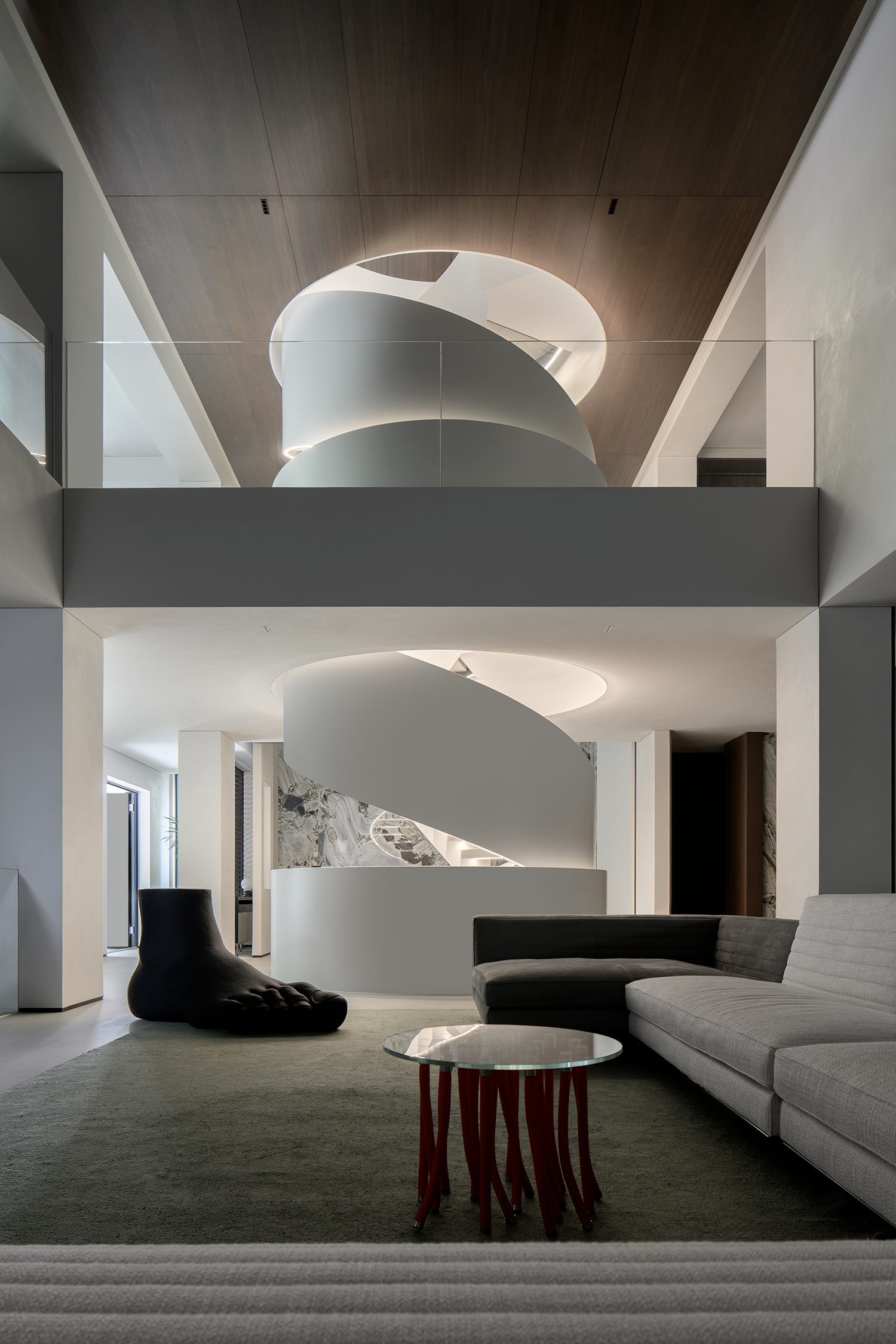 1500㎡现代独栋别墅，诗与多元艺术美学-38