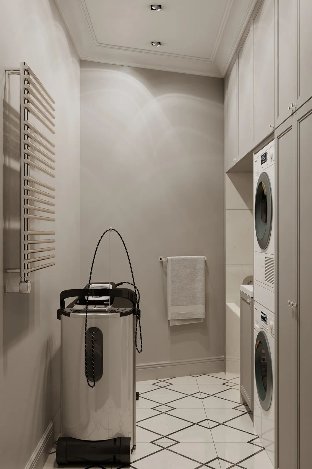 俄罗斯莫斯科 192·4㎡私人豪宅设计丨Julia Design-71