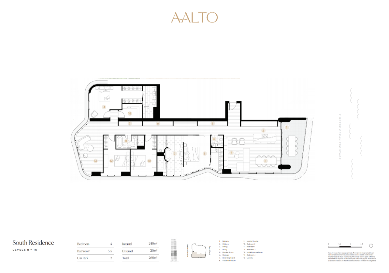 澳大利亚黄金海岸 AALTO 公寓丨Conrad Gargett-18