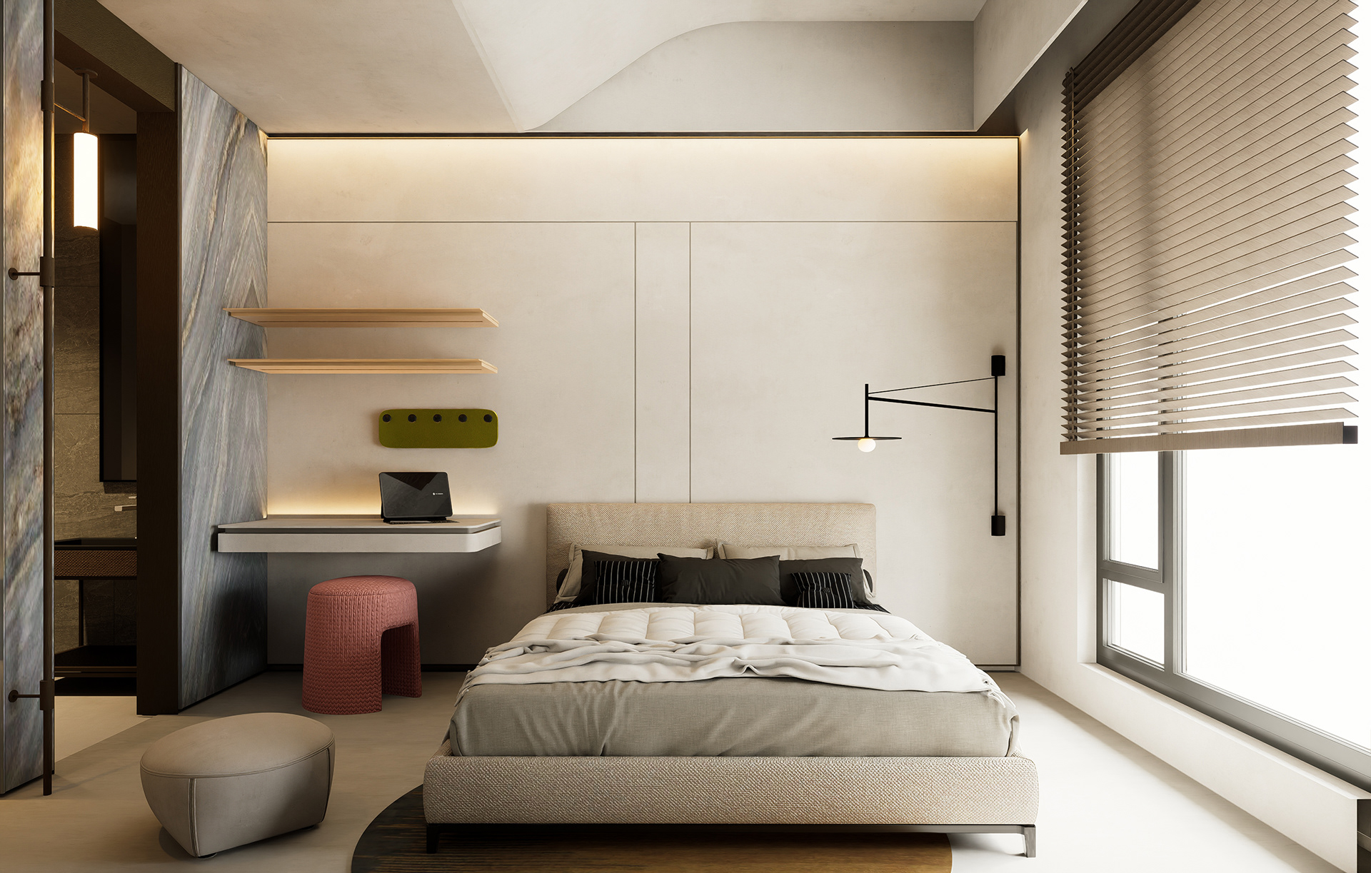 弧影棲所・城市輕奢私寓丨中国台湾丨蓝雅设计事务所-33