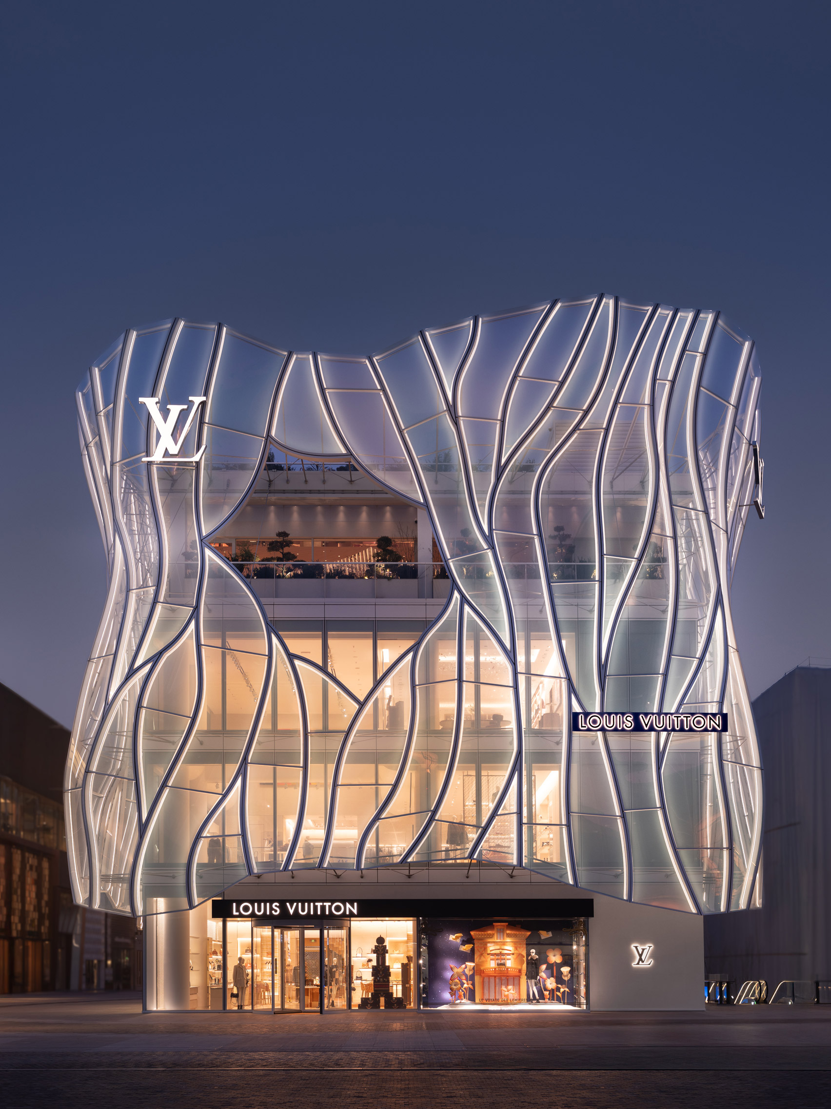 LV建筑立面丨中国北京丨Jun Aoki & Associates-9