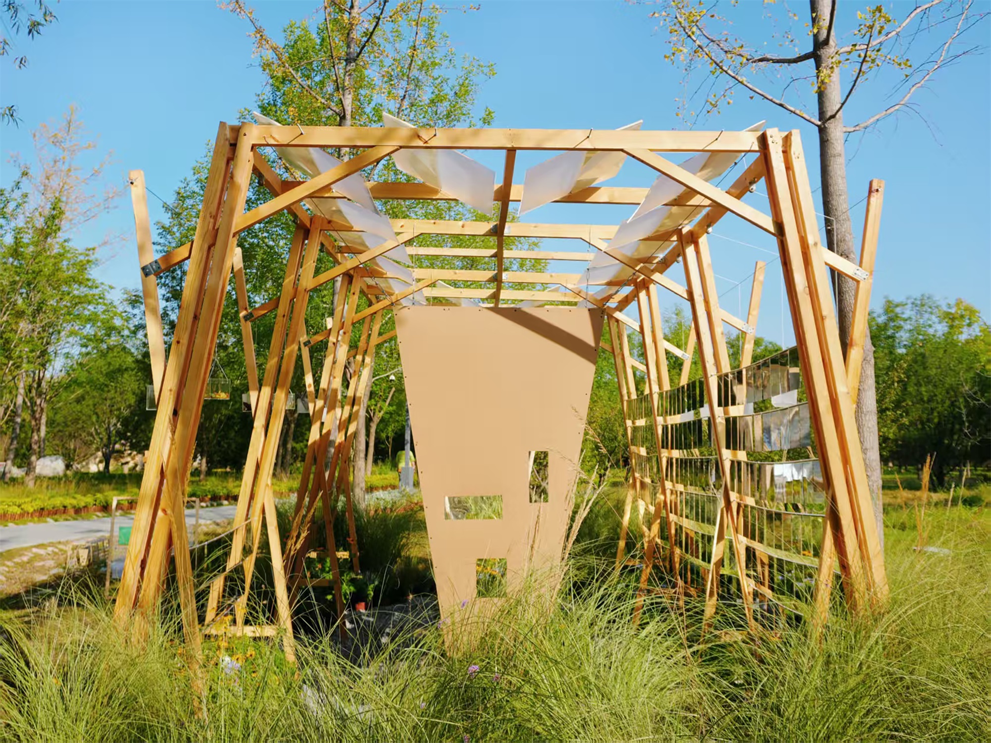 气候盒子丨中国北京丨重庆大学建筑城规学院“空间之间”营造团队-19