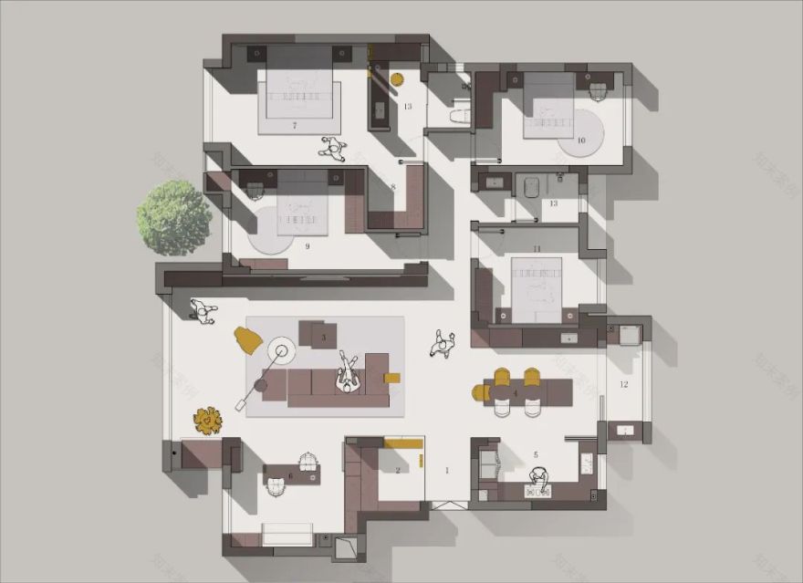 长沙普罗旺斯丨长沙另存為全案设计-36